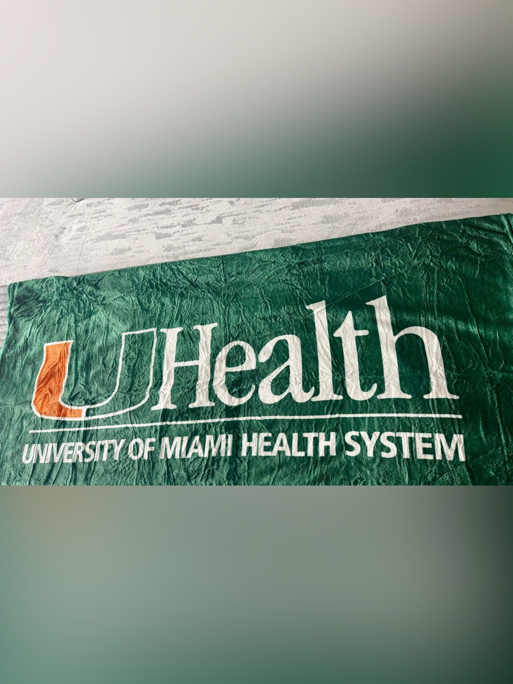 NWOT. University of Miami Oversized Throw